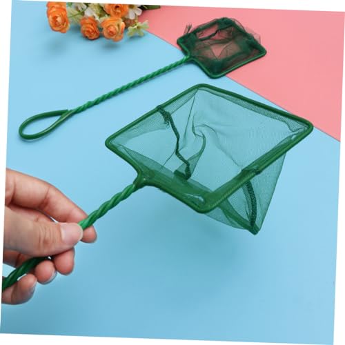 Toddmomy Fish Net Liquid Fishing Net Traps Goldfish Decor Article Automatic Water Pour Bait Fishnets Lid Skimmer - size: 46.4X19.5CM