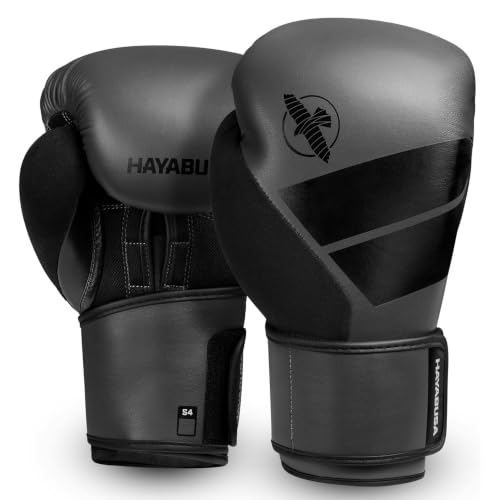 Hayabusa S4 Boxing Gloves - Sparring & Muay Thai - color: Charcoal, size: 10 oz, X-Small