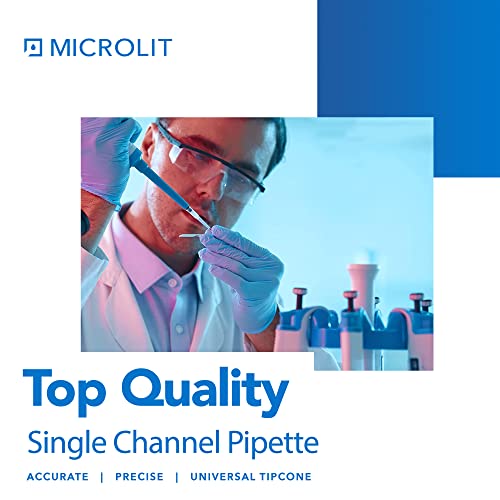 Single-Channel Pipettes with Adjustable Volume, Accurate and Calibrated Ergonomic Design Adjustable Micropipette for 20-200ul Liquid Capacity, Compatible with 200ul Pipette Tips - size: 20-200ul, style: Single-Channel