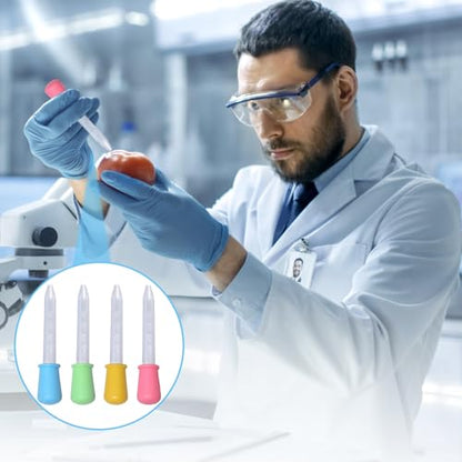 Silicone-Plastic Pipettes Ideal for Art, Plant Care, Science Experiments, and Crafts.Your go-to Tool for All Liquid Transfer Needs.
