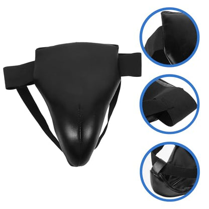 Professional Crotch Protector Breathable PU Guard for Boxing Sports