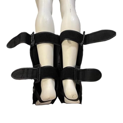 Shin Guards with Instep for MMA, Muay Thai, and Kickboxing, PU Leather, Leg and Instep Protection - size: Medium