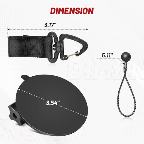 RED WOLF Heavy Duty 90MM Suction Cup Anchor Tie Down with Rotatable Hanging Hook Hold up to 100 LBs/45.36KG Each for Outdoor Camping Tarp Car Window Ceiling Awning RV Board Boat Vehicle Glass Surfing - size: 90MM Suction Cup