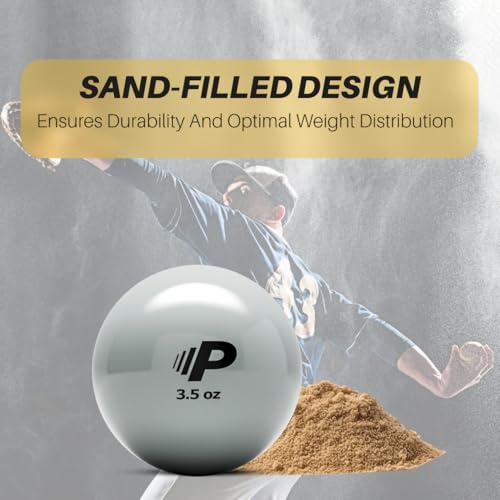 Premier Pitching Plyo Training Ball for Baseball and Softball | PVC shell plyo ball for warmups, arm care, command work, and throwing mechanics - size: Sets