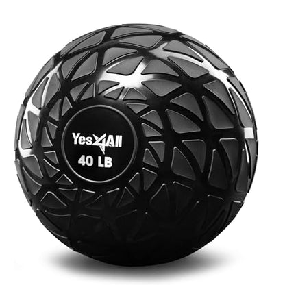 Yes4All Sand-Filled Slam Ball for Strength Training - color: Dynamic, size: 40lbs