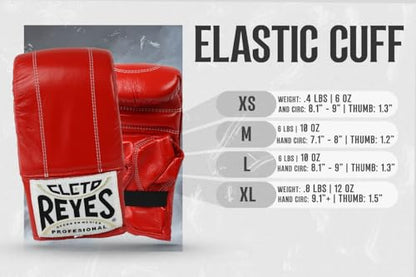 CLETO REYES Professional Boxing Bag Gloves for Men and Women, Training and Heavy Punching Bags, MMA, Kickboxing, Muay Thai, Elastic Cuff