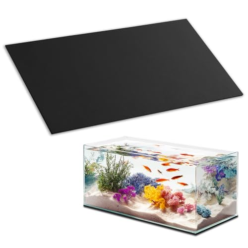 Aquarium Leveling Mat, 15 x 23 Inch Under Tank Pad, 6mm Thick Non-Slip Shockproof Fish Tank Cushion, Waterproof, Easy to Cut, Black - color: Black, size: 15 x 23in
