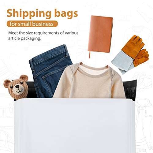 Metronic Poly Mailers 19x24 Inch 100 Pcs | Large Shipping Bags for Clothing, Small Business | Strong Thick Mailing Bags with Self Adhesive | Waterproof and Tear-Proof Large Package Bags in White - color: White, size: 19x24 100PC
