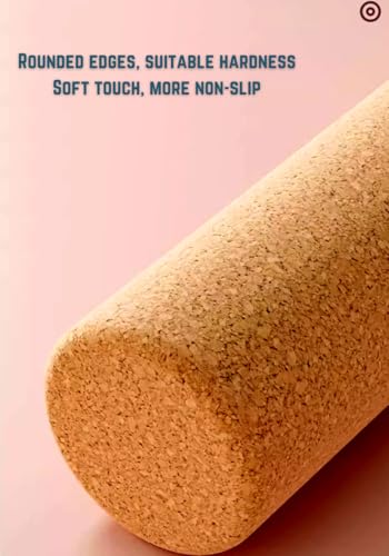 Foam Roller Physical Therapy/Natural Eco-Friendly Cork Roller,High-Density deep Tissue Massage Roller,Forcefully Relax Muscles,Stretching Roller Yoga & Travel Friendly (12 * 4 Inch) - size: 12 in x 4 in Cylindrical
