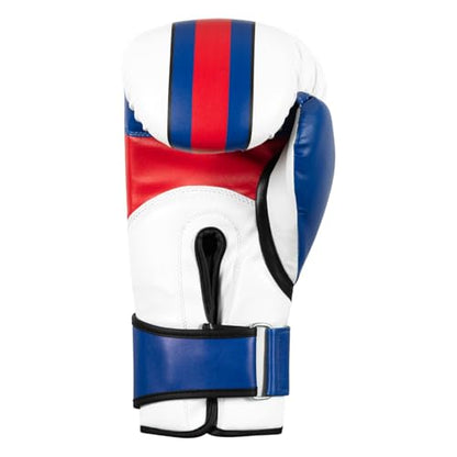 Title Boxing World Bag Boxing Gloves - color: Blue/White/Red, size: 14 oz