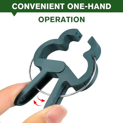 A Plant Clamp Used for Climbing Plants,Horticultural Clip Used to Support Climbing of Flower Stems, Vines, Vegetables, and Tomatoes,Vine Clip for Garden Vine Training(Green, 60 Small) - size: 60 small