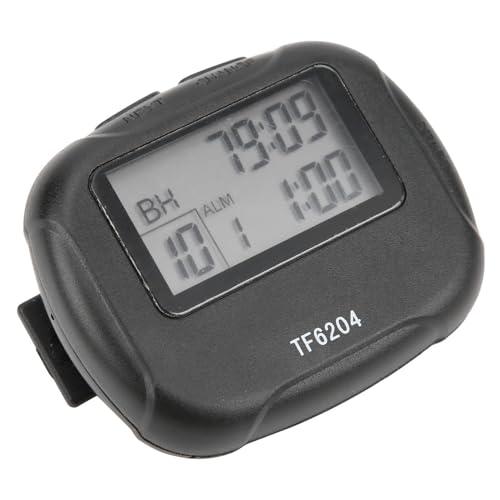 HERCHR Interval Timer, ABS Electronics Stopwatch Coaches Referees Segment Stop Watch for Studing Sports Yoga Boxing Training Timer Boxing Timer Gym Timer Boxing Interval Timer