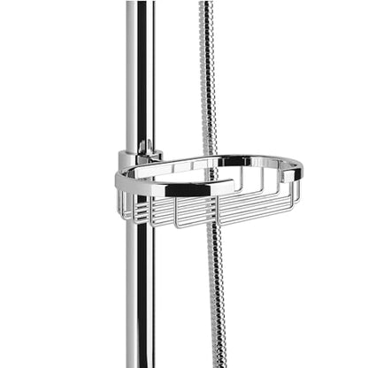 PULSE ShowerSpas Kauai III Polished Chrome Rain Shower Head with Handheld Spray - 2.5 GPM, 8" Showerhead, 5-Function HandShower, Adjustable Slide Bar - Shower Heads with Handheld Spray Combo - size: 2.5 Gallon Per Minute, style: Polished Chrome