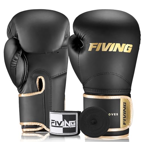 Upgraded Boxing Gloves for Men and Women with Handwraps