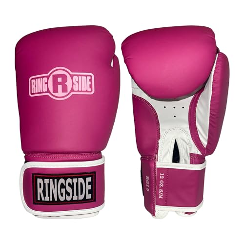 Ringside Striker Boxing Training Sparring Gloves - color: Pink/White, size: Large-X-Large