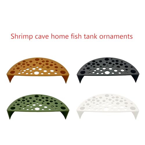 Terrarium Cave Delicate Landscape Design, Shrimp & Fish Habitat, Aquarium Statue Decor, Ideal for Fish Tanks & Aquatic Environments