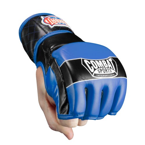 Combat Sports Traditional MMA Fight Gloves - color: Black, size: Standard
