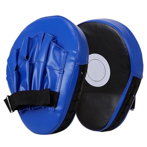 Boxing Pads Mitts Shock-Absorbing Kick Shield Boxing Equipment Training | Boxing Training Pads for Jiu-jitsu Kali Thai Karate Home Gym Club Boxing Equipment - color: Blue