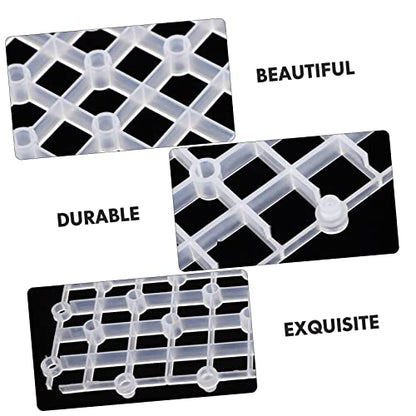 Toddmomy 2pcs Transparent Plate Tank Divider for Aquariums Easy Installation Gravel Strong Bearing Capacity Aquarium Supply for Fish Tank Landscaping
