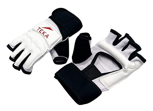 Teka Taekwondo Punch Bag Training Gloves, MMA Grappling Gloves for Sparring Martial Arts Boxing Training for Adults and Kids - size: Large