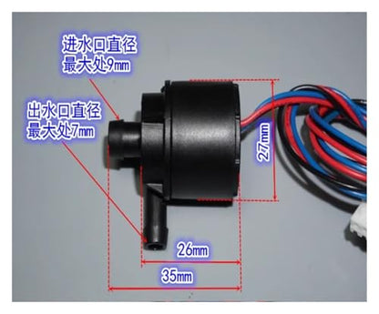 DC 6V-12V Mute Quiet Mini Brushless Pump PWM Micro Submersible Water Pump Circulation Cooling Pump for Aquarium Home Appliance