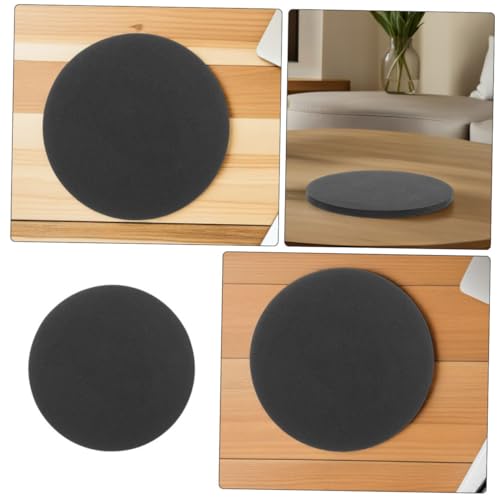 LIOOBO Round Fish Tank Mat Shock Absorption Pad for Micro Landscapes Non Slip Cushion for Aquariums Durable Base for Stability and Safety