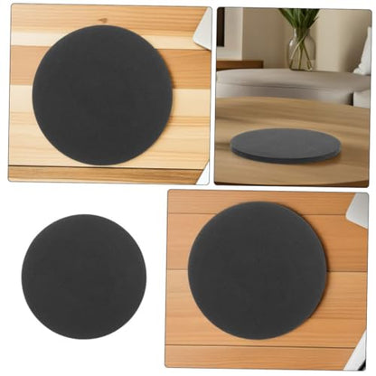 LIOOBO Round Fish Tank Mat Shock Absorption Pad for Micro Landscapes Non Slip Cushion for Aquariums Durable Base for Stability and Safety