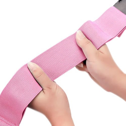 Modular 3-in-1 Yoga Straps System: Detachable Ends with Quick-Lock Buckles & Lumbar Pad - 150cm Adjustable Stretching Band for Splits, Pilates, Gym, Dance, Physical Therapy & Flexibility Training