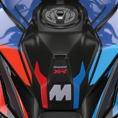 labelbike - 3D Sticker Motorcycle Tank Pad Protection and Decoration in Resin Compatible with BMW M 1000 XR