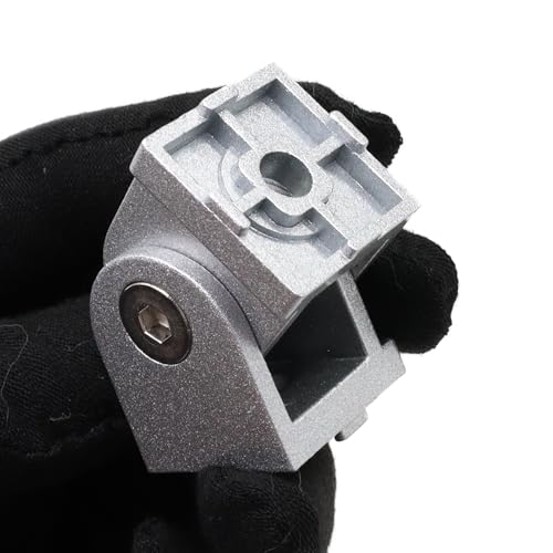 4 Sets 25 Series 10 Series Aluminum Extrusion Pivot Hinge Swivel Degree Angle Bracket with Hardware Accessories Handle for 1010 1020 2525 T Slot Extruded Aluminum Profile - style: 4 sets pivot hinge with m6