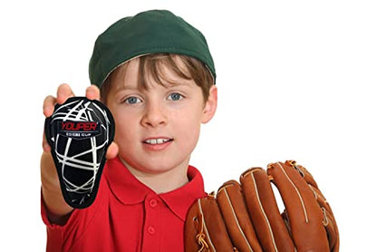 Youper Boys Youth Soft Foam Protective Athletic Cup (Ages 7-12), Kid Athletic Cup for Baseball, T-Ball, Football - color: Black White