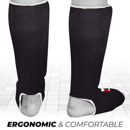 DEFY Shin Instep Foam Padded Shin Guard Protector Shin Support MMA Foot Protection Kickboxing