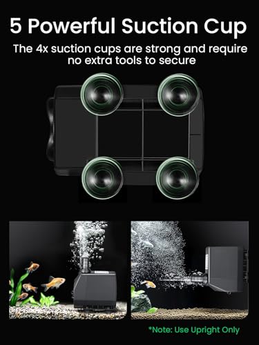 GROWNEER 950GPH Submersible Pump 50W Ultra Quiet Fountain Water Pump 3600L/H, with 9.8ft High Lift, 4 Nozzles for Aquarium, Fish Tank, Pond, Hydroponics, Statuary, Garden, Black (950GPH)
