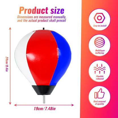 Boxing Speed Ball Universal 8mm Screw （Blue White Red）