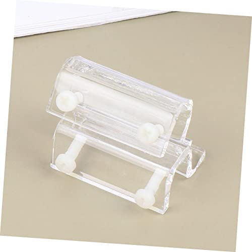 POPETPOP 4Pcs Fish Tank Bracket Acrylic Support Holders for Covers for Aquariums Turtle Tanks and Heat Preservation