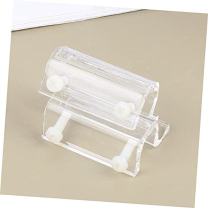 POPETPOP 4Pcs Fish Tank Bracket Acrylic Support Holders for Covers for Aquariums Turtle Tanks and Heat Preservation