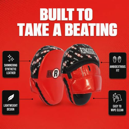 Ringside Apex Punch Mitt - color: White/Red
