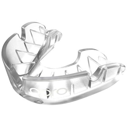 OPRO Silver Level Moldable Mouth Guard, Essential Fit, Clear - color: Clear/Clear, size: Adult (Age 10+)