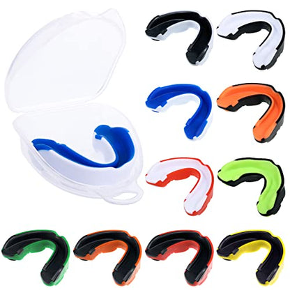 Frienda Adult Mouth Guards for Sports with Case - color: Cool Color