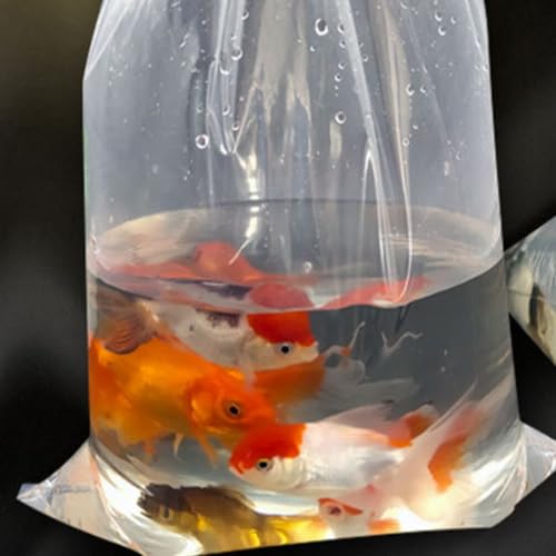 iplusmile 50pcs Fish Transport Packaging Bags Leakproof Aquarium Shipping Pouches for Live Fish and Shrimp Permeability for Aquatic Animal Transport