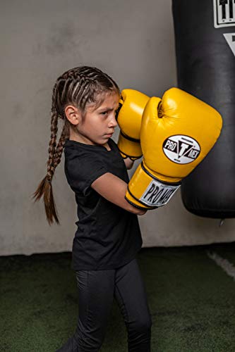 Pro Mex Professional Training Gloves V 3.0 - color: Yellow, size: 12 oz