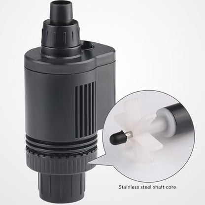 Aquarium Filter Fish Tank, Water Front Grass Cylinder Strainer, Ultra-Quiet External Aquarium Filter Bucket