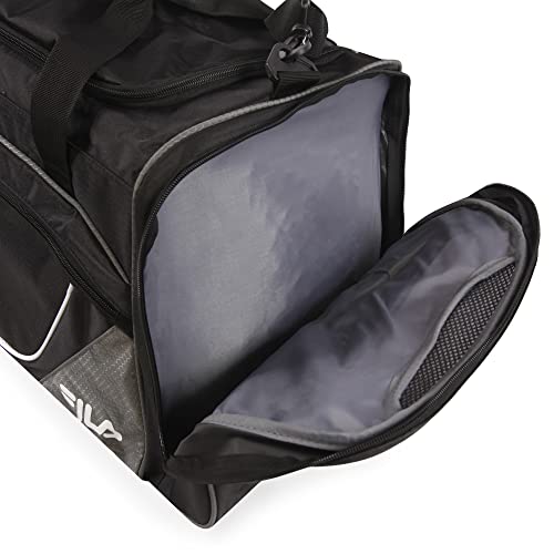 Fila Acer 25" Sport Duffel Bag - color: Black Charcoal