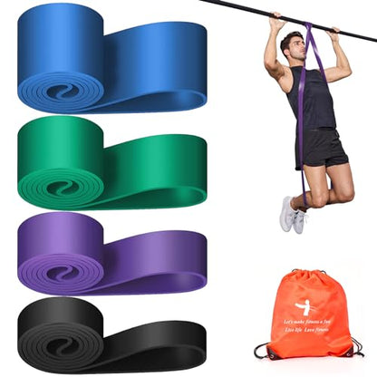 Pull Up Assistance Bands Set, Long Resistance Bands for Working Out - color: 30 LBS - 175 LBS