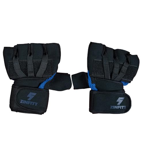 Boxing Hand Wraps Inner Gloves Men Women, Quick 45cm Long Wrist Straps, Elasticated Padded Fist Under Mitts Protection, Muay Thai MMA Kickboxing