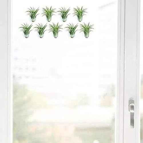 20PCS Air Plant Wall Mounts Secure Suction Base for Home Decoration Living Areas Home Greeneries and Aquarium Equipment Stand Holder Wall Mount Holder