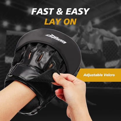 Boxing Curved Focus Punching Mitts for Men,Women