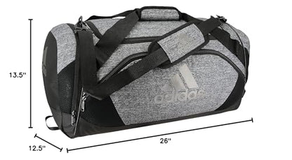 adidas Team Issue Sports Medium Duffel Bag 50L - color: Jersey Onix Grey