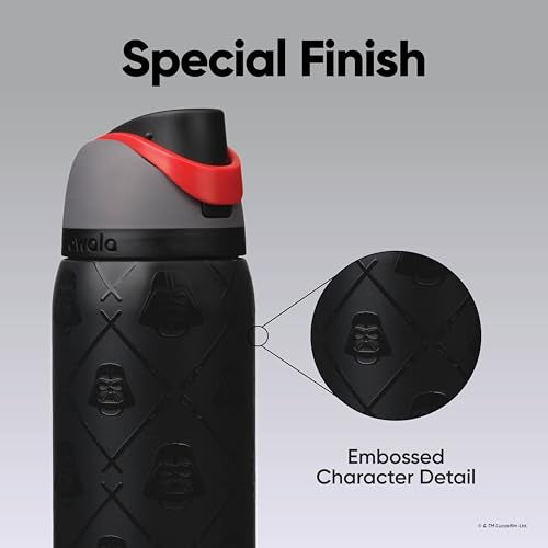 Owala Star Wars FreeSip Stainless Steel Water Bottle 32 oz Darth Vader - color: Darth Vader, size: 32 Ounces