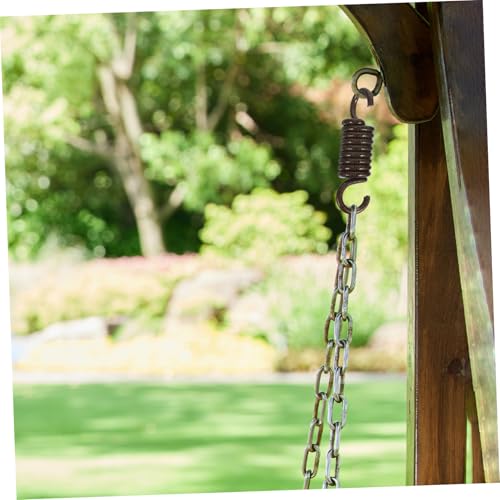DOITOOL Hammock Chair Swing Spring Set Heavy Duty Coil Springs Hooks Complete Kit for Porch Swing Hardware Installation